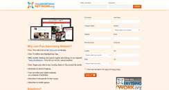 Desktop Screenshot of freeadvertisingnetwork.org