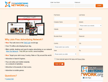 Tablet Screenshot of freeadvertisingnetwork.org
